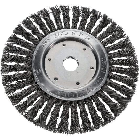 Value Collection S00652040 Wheel Brush 8" Wheel Dia, Knotted