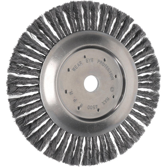 Value Collection S00652081 Wheel Brush 10" Wheel Dia, Knotted