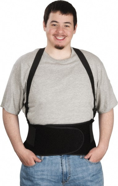 Ergodyne 11385 Back Support Belt with Adjustable Shoulder Straps, X-Large, 38 to 42" Waist, 7-1/2" Belt Width