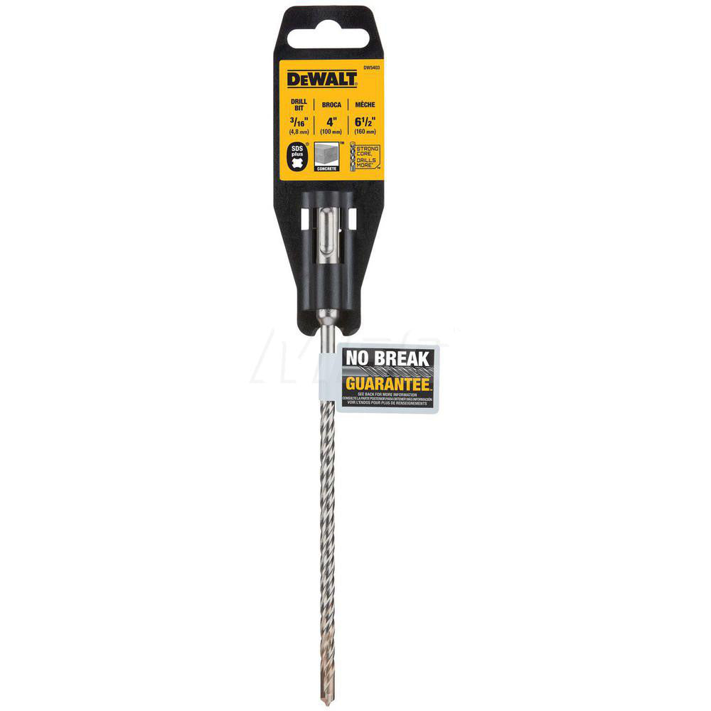 DeWALT DW5403 3/16" Diam, SDS-Plus Shank, Carbide-Tipped Rotary & Hammer Drill Bit