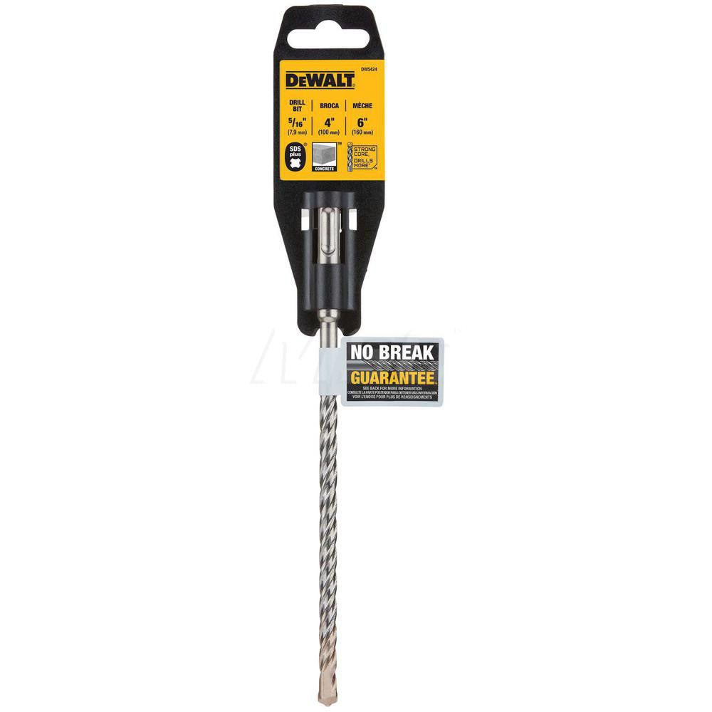 DeWALT DW5424 5/16" Diam, SDS-Plus Shank, Carbide-Tipped Rotary & Hammer Drill Bit
