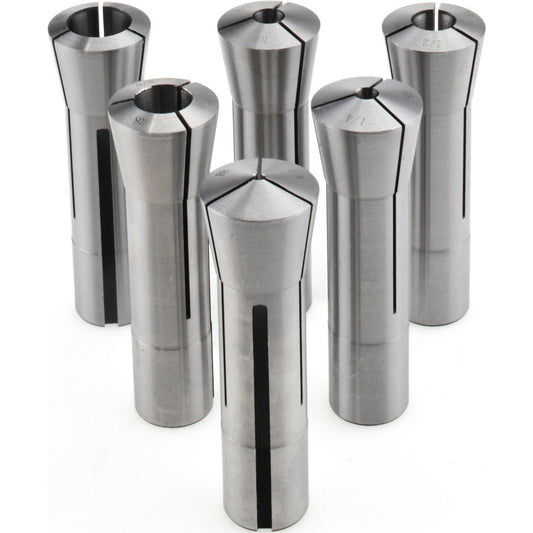 Value Collection 231-0006 Collet Set 6 Pc, 1/8 to 3/4" Capacity