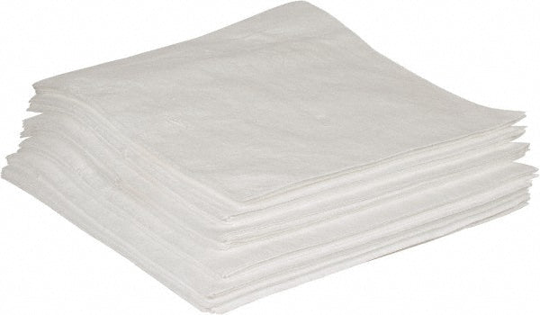 Brady SPC Sorbents ENV50 Sorbent Pad Oil Only Use, 30" Wide, 30" Long, 53 gal, White