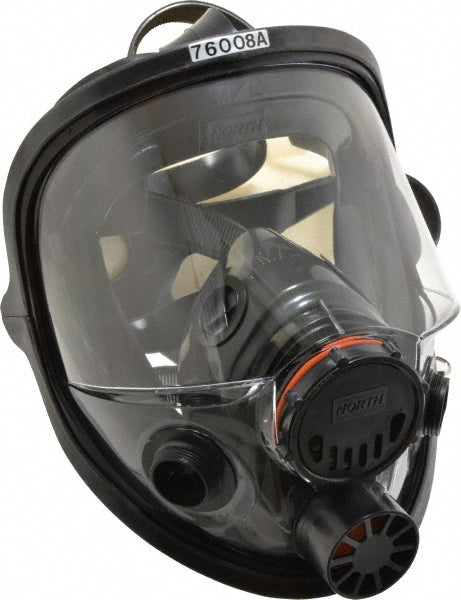 North 760008A Full Face Respirator Silicone, Threaded, Medium/Large