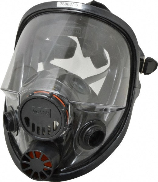 North 760008AS Full Face Respirator Silicone, Threaded, Small