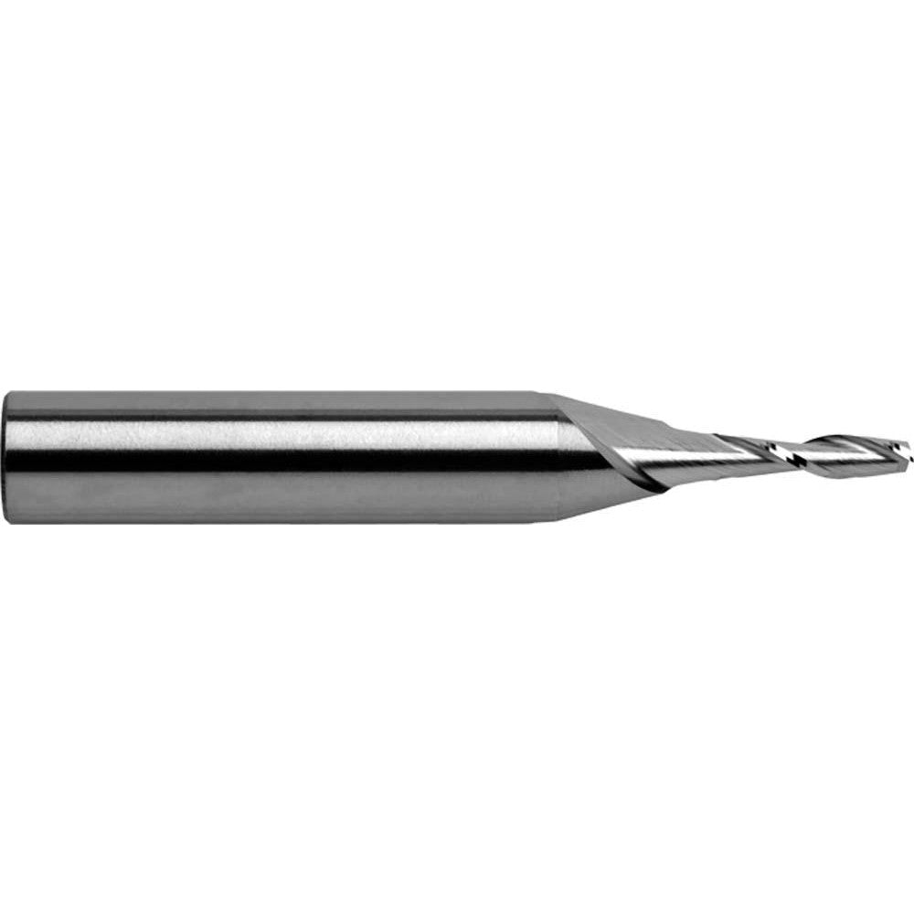 RobbJack T12-203-04 Square End Mill 1/8" Dia, 1/2" LOC, 2 Flute, Solid Carbide