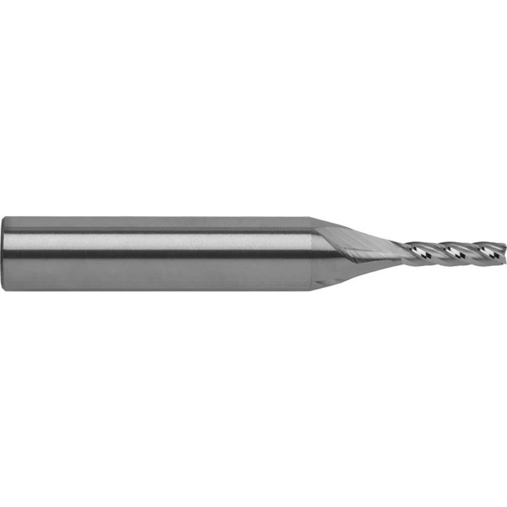 RobbJack T12-405-08 Square End Mill 1/4" Dia, 3/4" LOC, 4 Flute, Solid Carbide