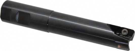 Kennametal 2267547 Indexable Square-Shoulder End Mill M1D100E1802W100L375, 1" Cut Dia, 18.03 mm Max Depth of Cut, 1" Dia Weldon Flat Shank