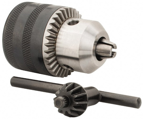 Value Collection J2213 Drill Chuck 1/16 to 1/2" Capacity, Tapered Mount, JT33