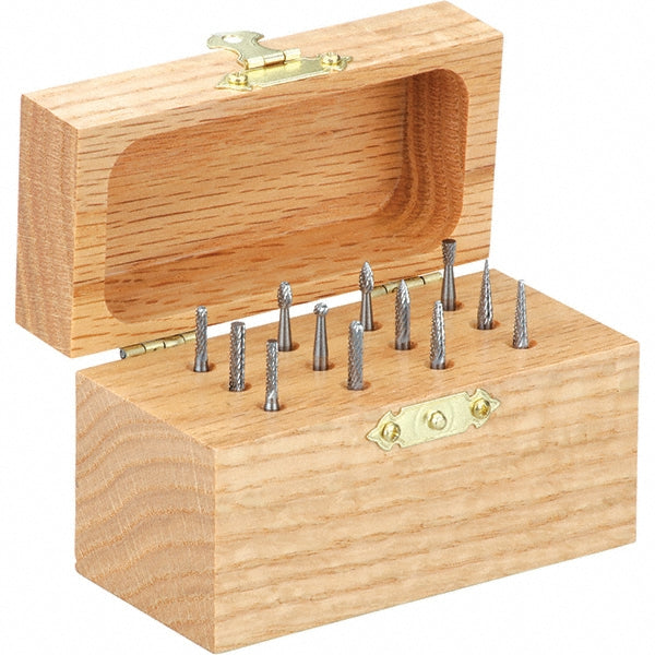Arch Cutting Tools 381-0040 12 Pc Single Cut Burr Set