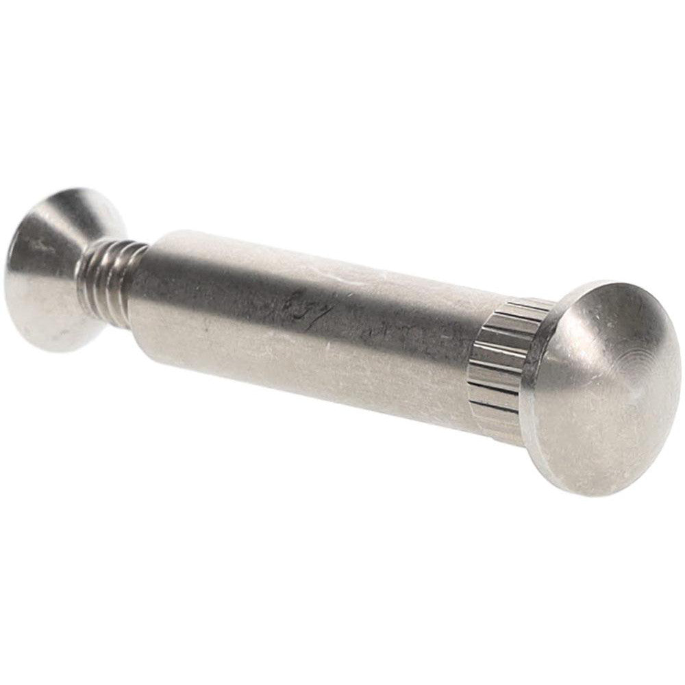 Value Collection IEH5225 1/4-20 Thread Screw & Barrel, Flat Head, Phillips Drive, Stainless Steel Tamper Resistant Security Sex Bolt & Binding Post