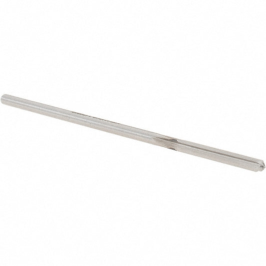 Alvord Polk 28207 Chucking Reamer 0.1300" Dia, Straight Flute, Straight-Cylindrical Shank, Cobalt Steel