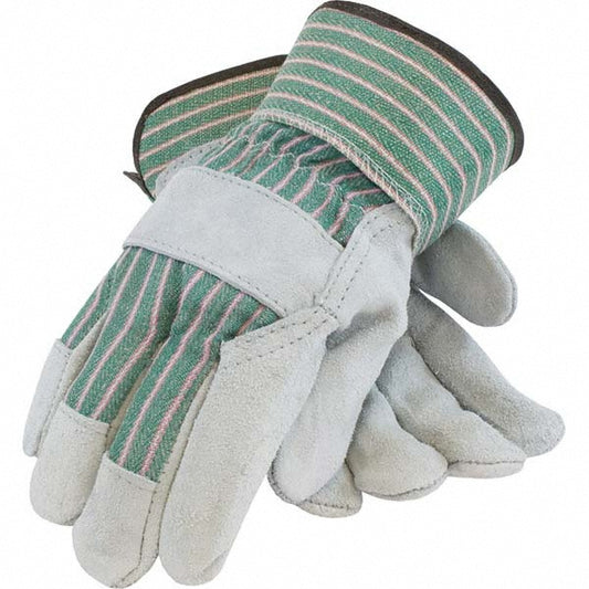 PIP 84-6532/L Work Gloves PiP 84-6532, Size Large, Split Cowhide Leather Lined, Split Cowhide, General Purpose