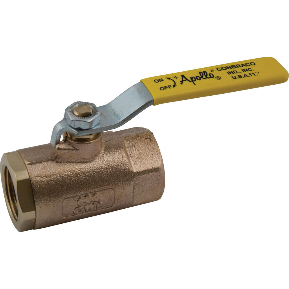 Apollo 7010541 Manual Ball Valve 1" Pipe, Standard Port, Bronze
