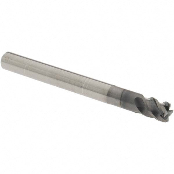OSG 447101511 Corner Radius End Mill 1/4" Dia, 1/4" LOC, 0.0200" Radius, 4 Flute, Solid Carbide