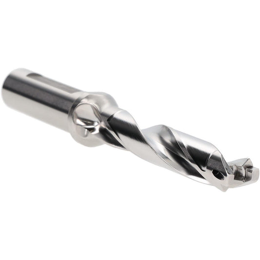 Iscar 3202458 Replaceable-Tip Drill 0.531 to 0.547" Dia, 2-3/4" Max Depth, 5/8" Flatted Shank