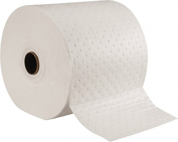 Brady SPC Sorbents OP15P Sorbent Roll Oil Only Use, 150' Long, 15" Wide, 24 gal Capacity, Perforated