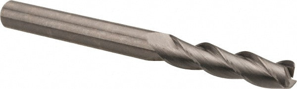 Kennametal 3658829 Corner Radius End Mill 3/8" Dia, 1-1/2" LOC, 0.06" Radius, 3 Flutes, Solid Carbide