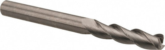 Kennametal 3658829 Corner Radius End Mill 3/8" Dia, 1-1/2" LOC, 0.06" Radius, 3 Flutes, Solid Carbide