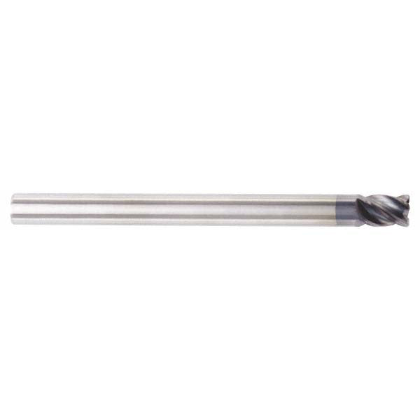 Kennametal 3331467 Square End Mill 1/2'' Dia, 1-1/4'' LOC, 1/2'' Shank Dia, 3'' OAL, 4 Flutes, Solid Carbide
