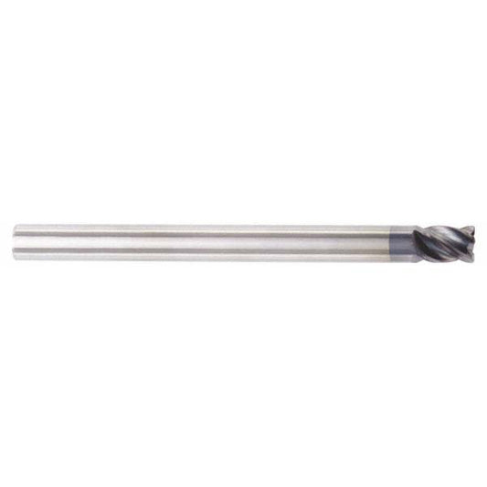 Kennametal 3331467 Square End Mill 1/2'' Dia, 1-1/4'' LOC, 1/2'' Shank Dia, 3'' OAL, 4 Flutes, Solid Carbide