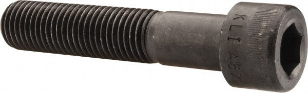 KERR-LAKESIDE INC. 100C500KCS Socket Cap Screw 1-8, 5" Length Under Head, Socket Cap Head, Hex Socket Drive, Alloy Steel, Black Oxide Finish