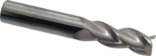 Kyocera SGS Precision Tools 34740 Square End Mill 1/2" Dia, 1-1/4" LOC, 3 Flute, Solid Carbide