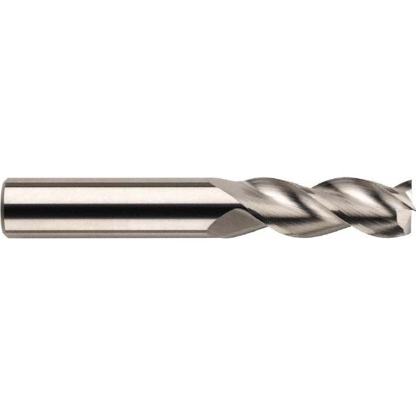 Kyocera SGS Precision Tools 32710 Square End Mill 1/2" Dia, 5/8" LOC, 3 Flute, Solid Carbide