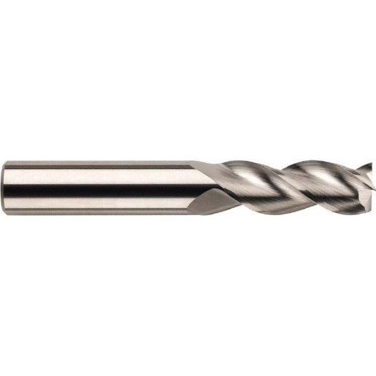 Kyocera SGS Precision Tools 32710 Square End Mill 1/2" Dia, 5/8" LOC, 3 Flute, Solid Carbide