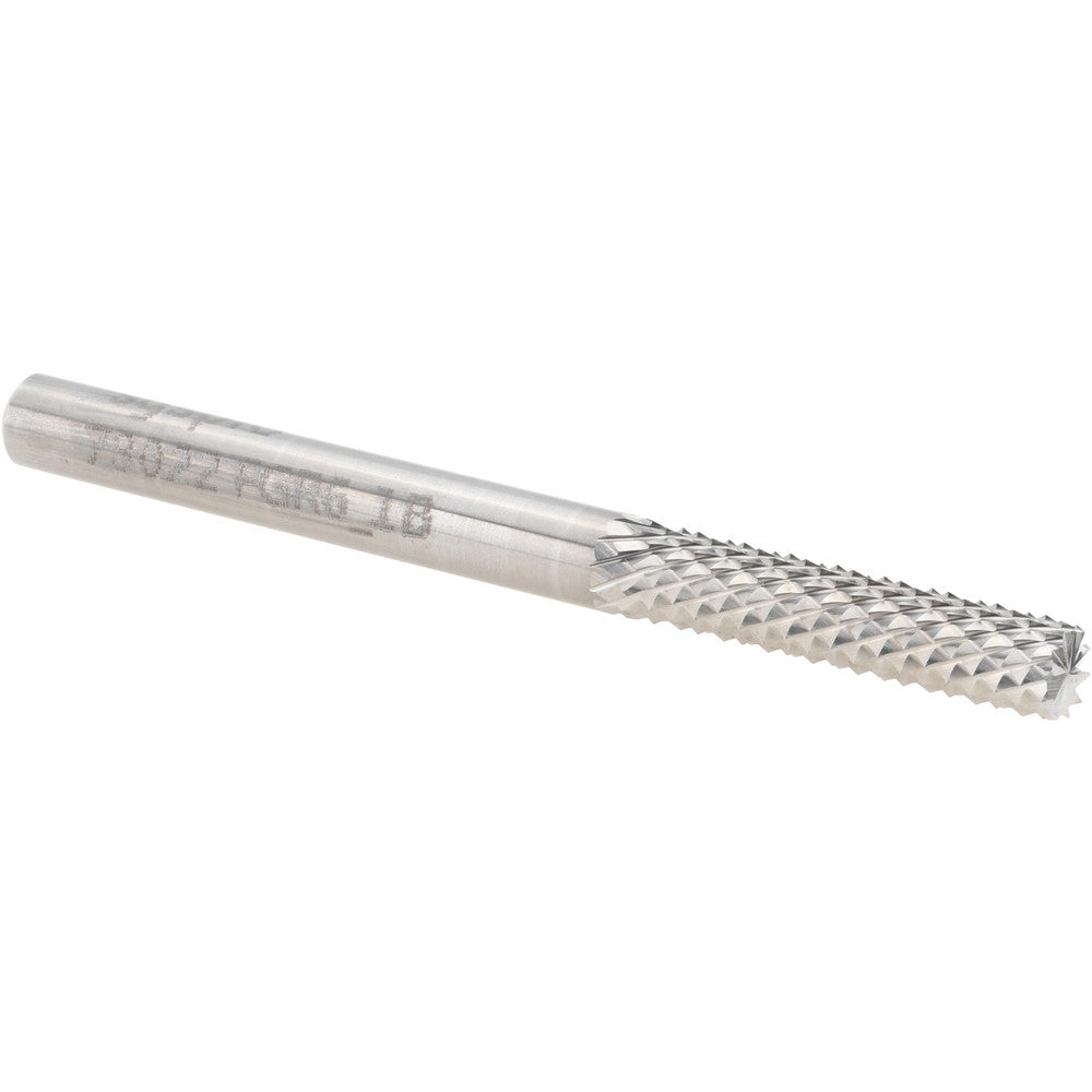 Kyocera SGS Precision Tools 73022 Diamond Pattern Router Bit 0.25" Dia, 1" LOC, 1/4" Shank Dia, Burr