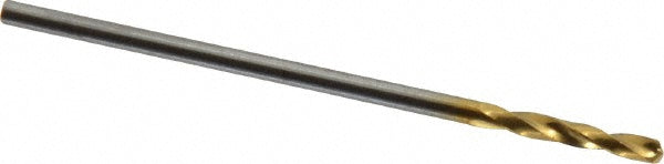 Guhring 9006590010700 Screw Machine Length Drill Bit 0.042" Dia, 130 &deg, Cobalt