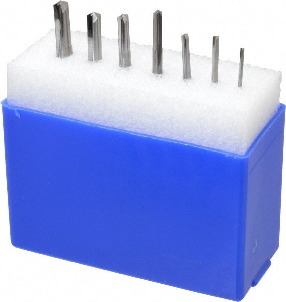 M.A. Ford 20020000 Drill Bit Set Screw Machine Length Drill Bits, 7 Pc, 135 &deg, Solid Carbide