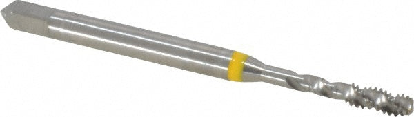 Guhring 9039040028450 Spiral Flute Tap #4-40, UNC, 3 Flute, Modified Bottoming, 2B Class of Fit, Cobalt, Bright/Uncoated