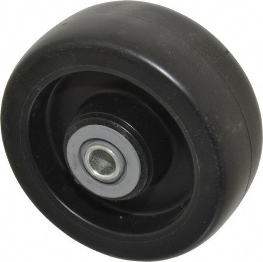 Albion PB0520112 Caster Wheel Polyolefin, 5" Dia, 2" Wide, 1/2" Axle