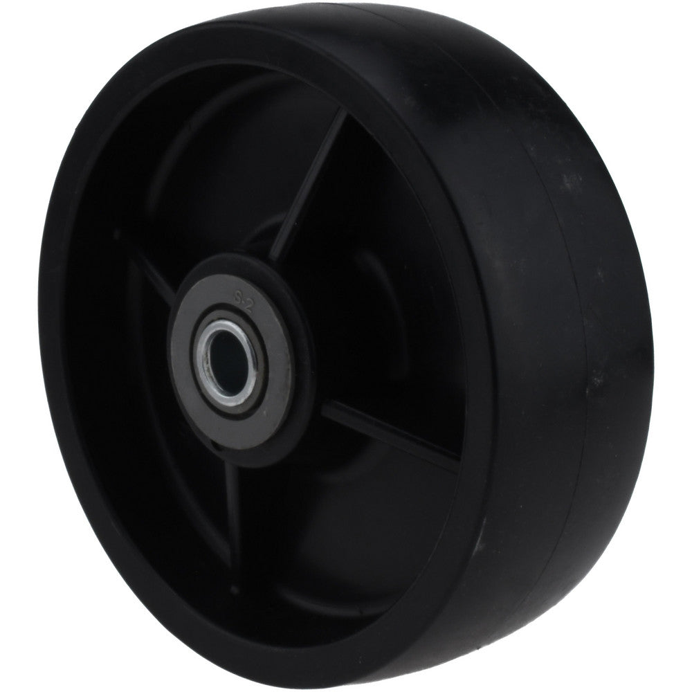 Albion PB0620112 Caster Wheel Polyolefin, 6" Dia, 2" Wide, 1/2" Axle