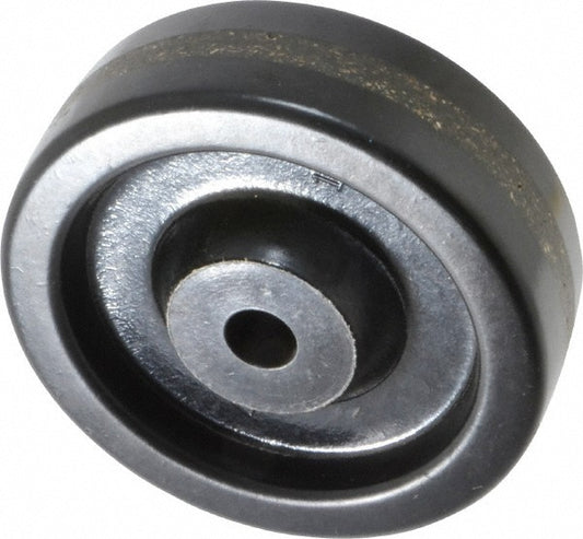 Albion TM0404108 Caster Wheel Phenolic, 4" Dia, 1-1/4" Wide, 1/2" Axle