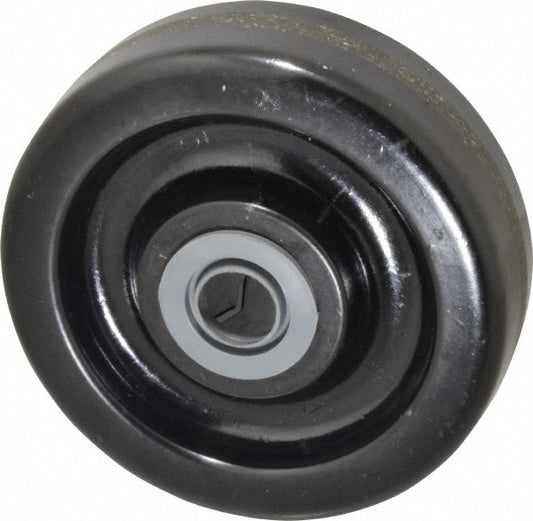 Albion TM0510112 Caster Wheel Phenolic, 5" Dia, 1-1/2" Wide, 1/2" Axle