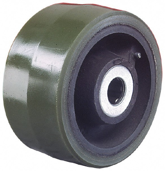 Albion PY0850920 Caster Wheel Polyurethane, 8" Dia, 3" Wide, 1-1/4" Axle