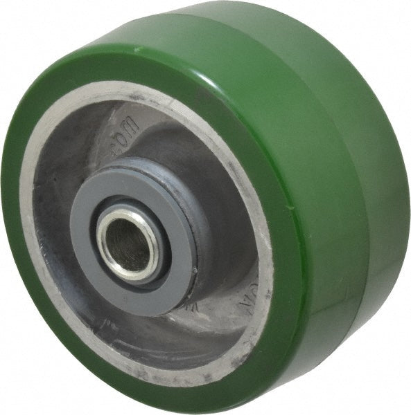 Albion PD0420112 Caster Wheel Polyurethane, 4" Dia, 2" Wide, 1/2" Axle