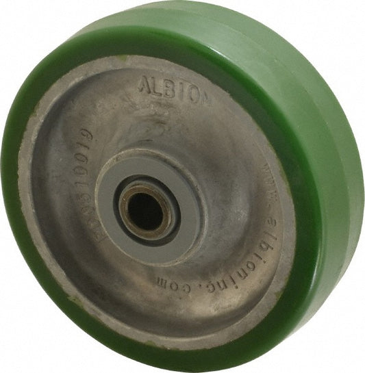 Albion PD0510112 Caster Wheel Polyurethane, 5" Dia, 1-1/2" Wide, 1/2" Axle