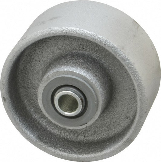 Albion CA0420112 Caster Wheel Cast Iron, 4" Dia, 2" Wide, 1/2" Axle