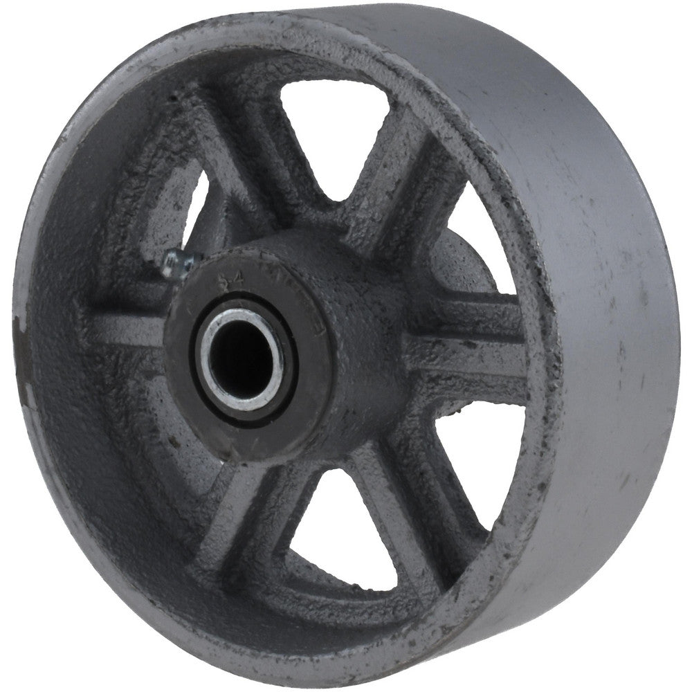 Albion CA0520112 Caster Wheel Cast Iron, 5" Dia, 2" Wide, 1/2" Axle