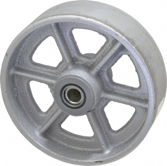 Albion CA0620112 Caster Wheel Cast Iron, 6" Dia, 2" Wide, 3/4" Axle