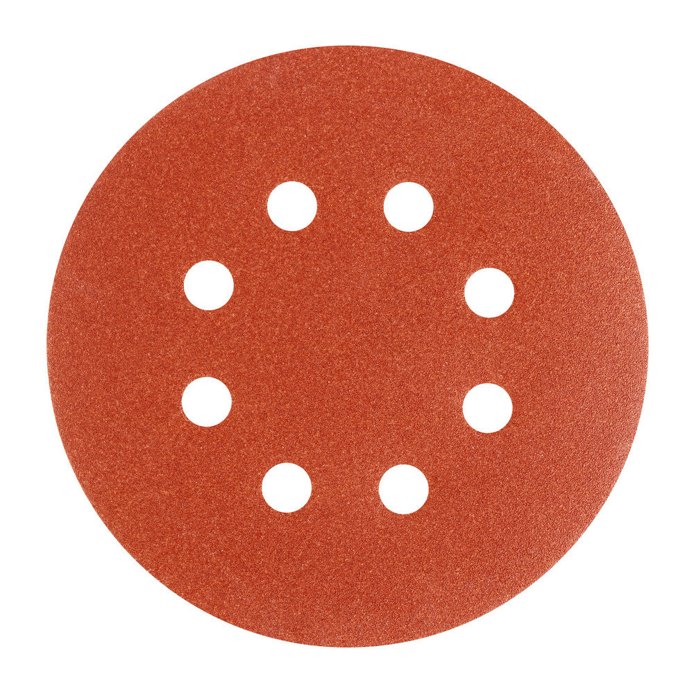 DeWALT DW4306 Hook & Loop Disc 5" Dia, 220 Grit, Coated, Aluminum Oxide