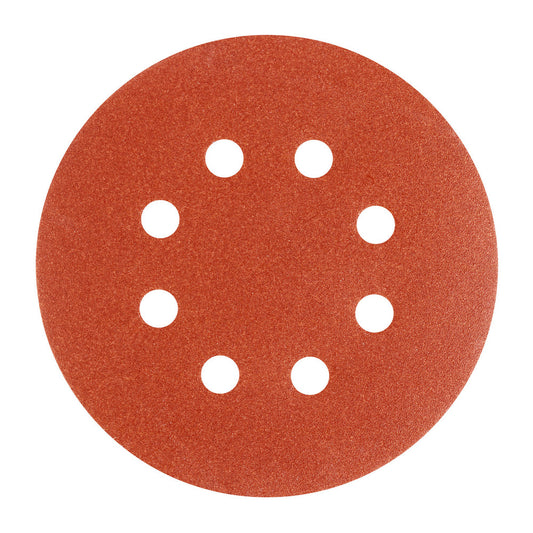 DeWALT DW4306 Hook & Loop Disc 5" Dia, 220 Grit, Coated, Aluminum Oxide