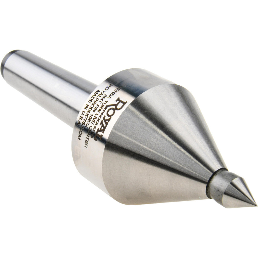 Royal Products 10832 Live Center Taper Shank, 2-1/8" Head Dia, 2.22" Head Length