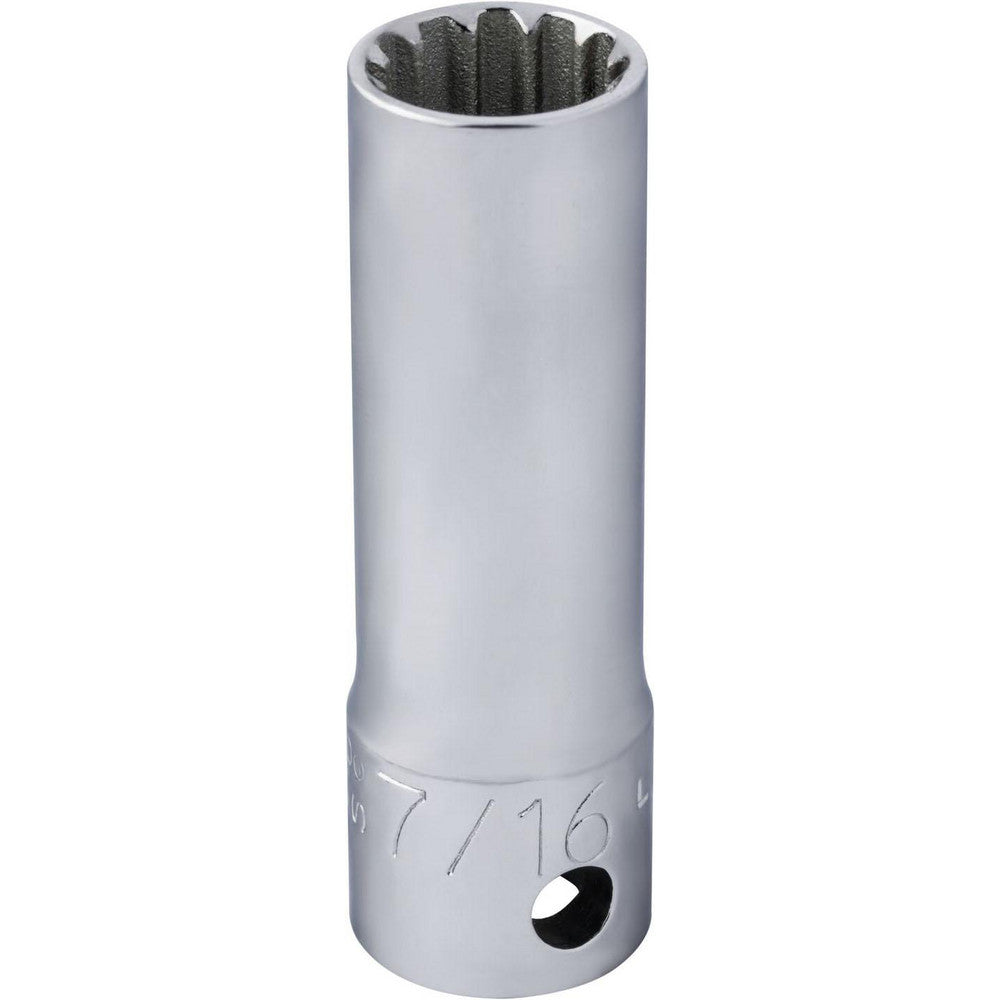 Proto J5014DPL Spline Socket 3/8" Drive, #14 Spline, 7/16" Hex
