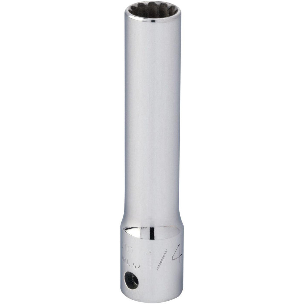Proto J4708DPL Spline Socket #8, 1/4" Drive, 1/4" Hex