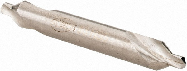 Keo 906-000-090 Combo Drill & Countersink #3, 1/4" Body Dia, 118°, High Speed Steel