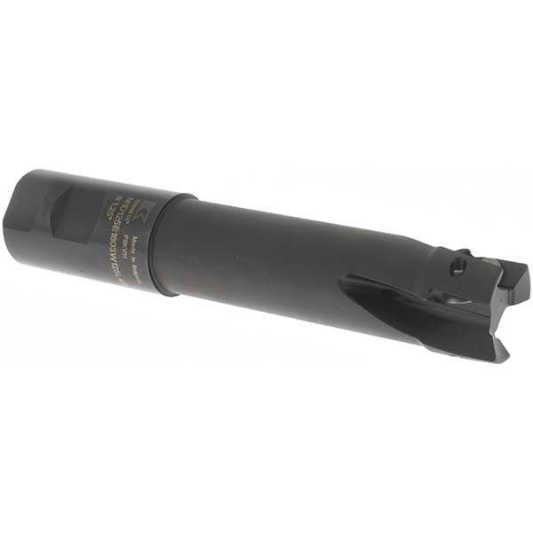 Kennametal 2267625 Indexable Square-Shoulder End Mill M1D125E1803W125L425, 1-1/4" Cut Dia, 18.03 mm Max Depth of Cut, 1-1/4" Dia Weldon Flat Shank